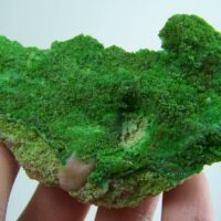 Pyromorphite on matrix from Bad Ems, Germany