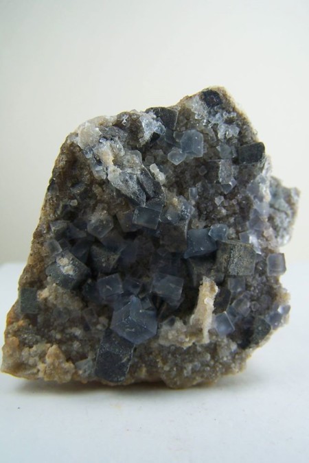 Fluorite with Galena from Royal Flush Tunnel, Bingham, New Mexico