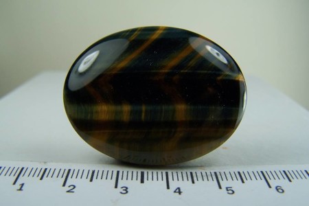 Tiger Eye cabochon from South Africa
