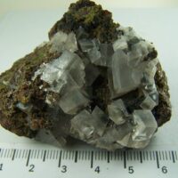Calcite crystals on matrix from Tsumeb Mine, Tsumeb, Otjikoto region, Namibia