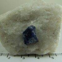 Lazurite (Lapis Lazuli) in Marble from Koksha Valley, Badakhshan Province Afghanistan