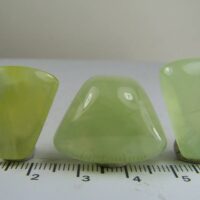 (3) Prehnite cabochons from Australia