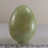 Prehnite carved egg from Australia