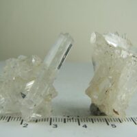 (2) “Solution” Quartz cluster from Jeffrey Quarry, Arkansas