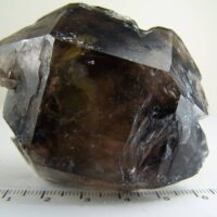 Smoky/Amethyst Quartz crystal from Hallelujah Junction, Nevada