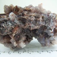 Apatite in matrix with Hyalite Opal from Durango Mexico