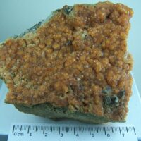 Spessartite Garnet crystals on Mica and Feldspar from Tongbei Province, China