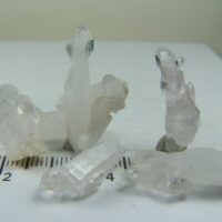 (6) Quartz scepters from Minas Gerais, Brazil