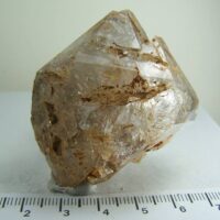 Clay included Skeletal Quartz cluster from Baluchistan, Pakistan