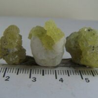 (3) Prehnite specimens from Merelani Hills, Tanzania