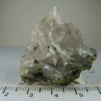 Calcite on Duftite from Tsumeb Mine, Tsumeb, Otjikoto Region, Namibia