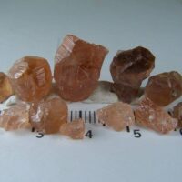Garnet var. Grossular var. Hessonite parcel from Jeffrey Mine, Quebec, Canada