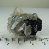 Cerussite on Galena from Les Dalles, Mibladen, Morocco