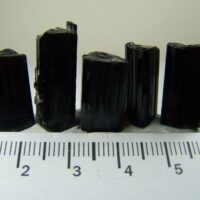 (5) Schorl Tourmaline crystals from Pakistan