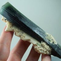 Elbaite Tourmaline on Albite from Minas Gerais, Brazil