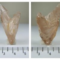 V-twin Cerussite crystal from Touissit, Oujda-Angad Province, Oriental Region, Morocco