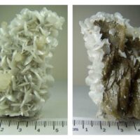 Calcite on Siderite from Kaiwu Mine, Guizhou Province, China