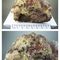 Mimetite on matrix from Tsumeb Mine, Tsumeb, Otjikoto region, Namibia