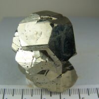 Pyrite cluster from Huanzala Mine, Peru