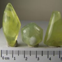(3) Prehnite cabochons from Australia