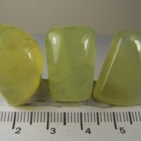 (3) Prehnite cabochons from Australia