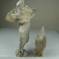 (2) Calcite specimens from Elmwood Mine, Smith Co., Tennessee