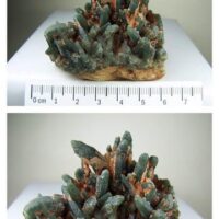 Prase Quartz cluster from Ortano, Elba Island, Livorno Province, Italy