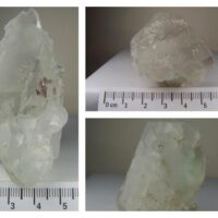 (2) DT Quartz crystals with Axinite and Epidote from New Melones Reservoir, Calaveras Co., California