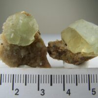 (2) Fluorite specimens from Felix Mine, LA Co., California
