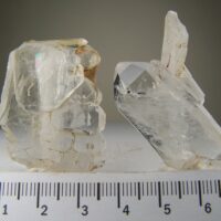 (2) Faden Quartz crystals from Northern Areas, Pakistan