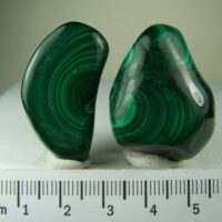 (2) Polished Malachite specimens from Democratic Republic of Congo