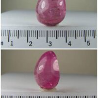 Pink Elbaite Tourmaline cabochons from Himalaya Mine, San Diego Co., California