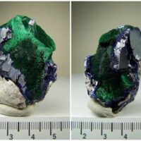 Malachite with Azurite specimen from Milpillas Mine, Sonora, Mexico