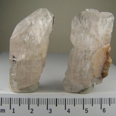 (2) Danburite crystals from Durango, Mexico