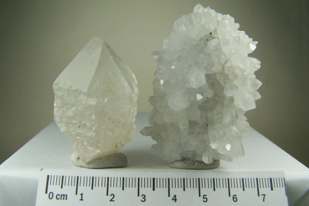 (2) Quartz specimens from Huanggang Mines, Inner Mongolia