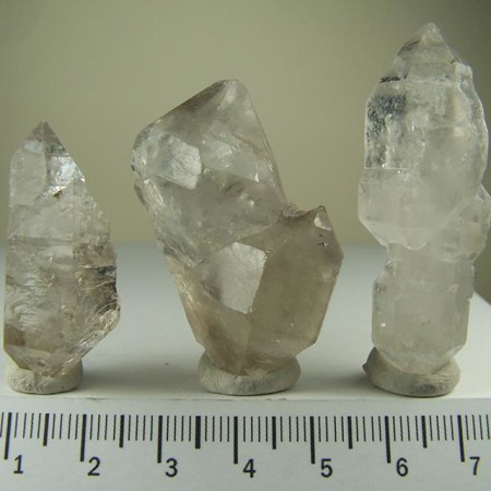 (3) DT Quartz crystals from Tibet