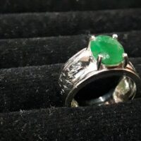 Opal Grateful Dead Bolt Ring